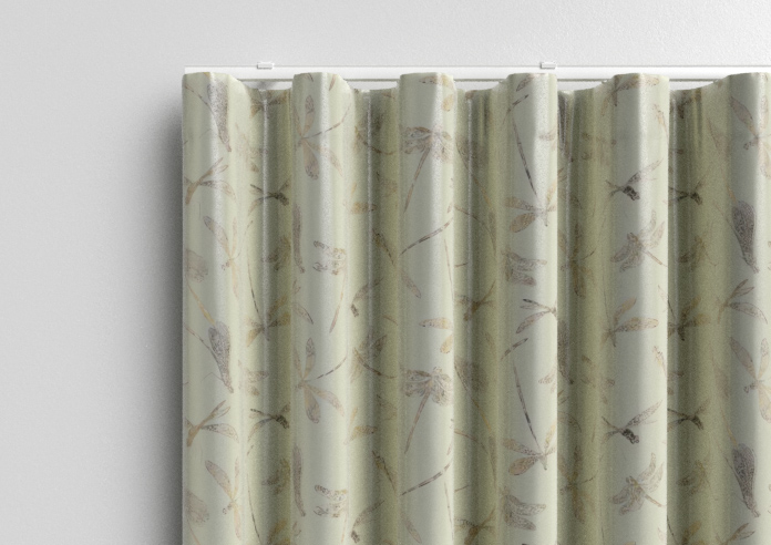 Dragonflies, Soft Green - Made to Measure Curtains - Image 13